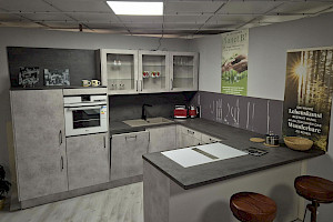 Einbauküche Steinoptik