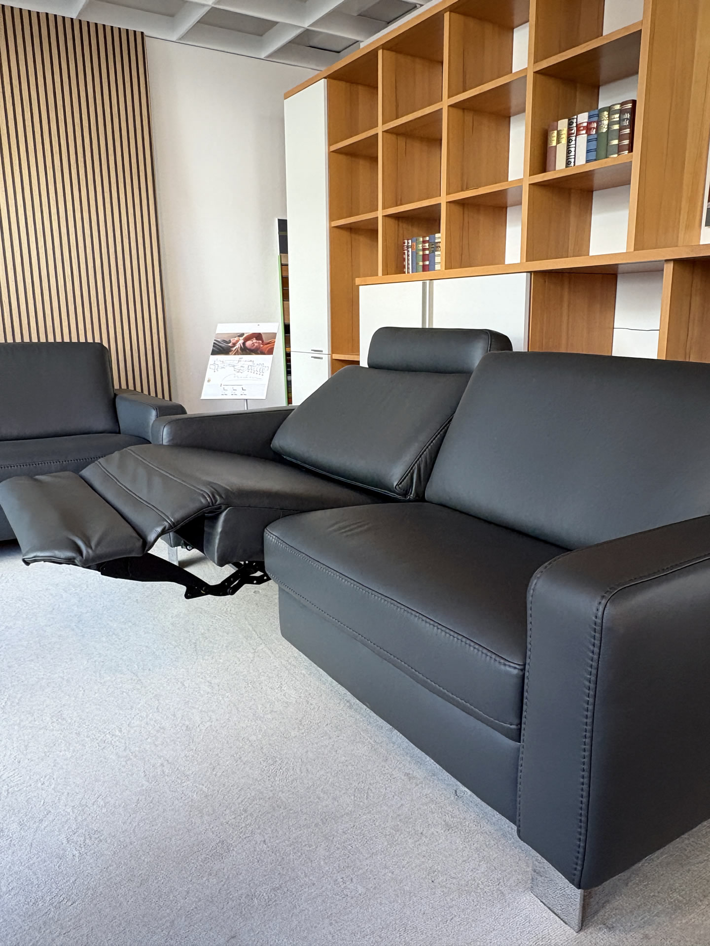 Hochwertige Ledergarnitur