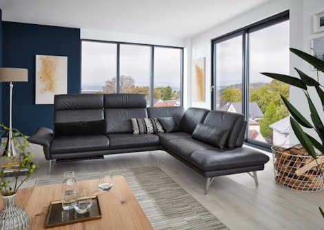 Ledersofa Z22787 - aktuelles Design